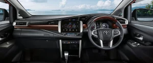 Cheapest Private Car Singapore JB - Toyota Innova interior